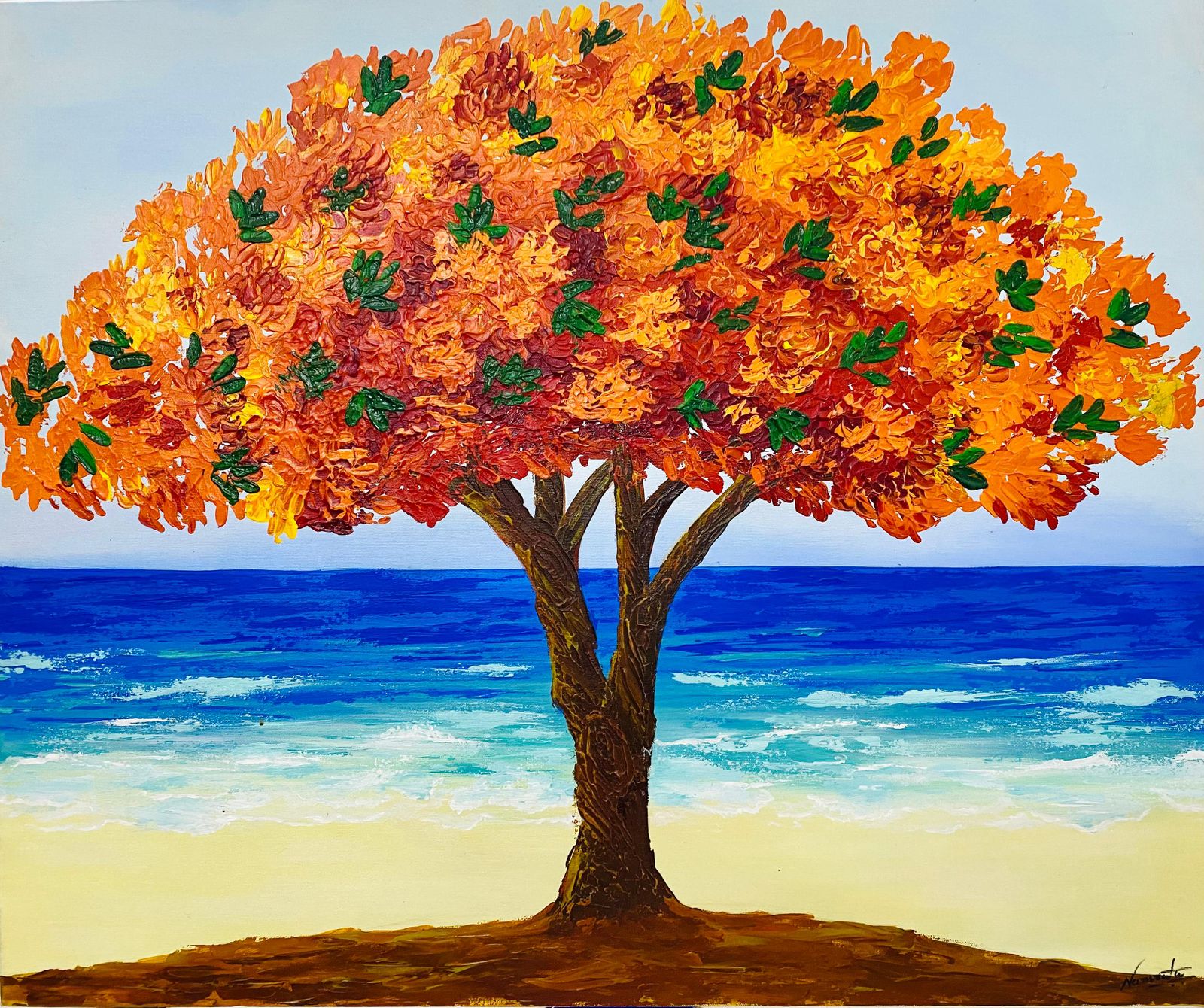 Tree on Seashore